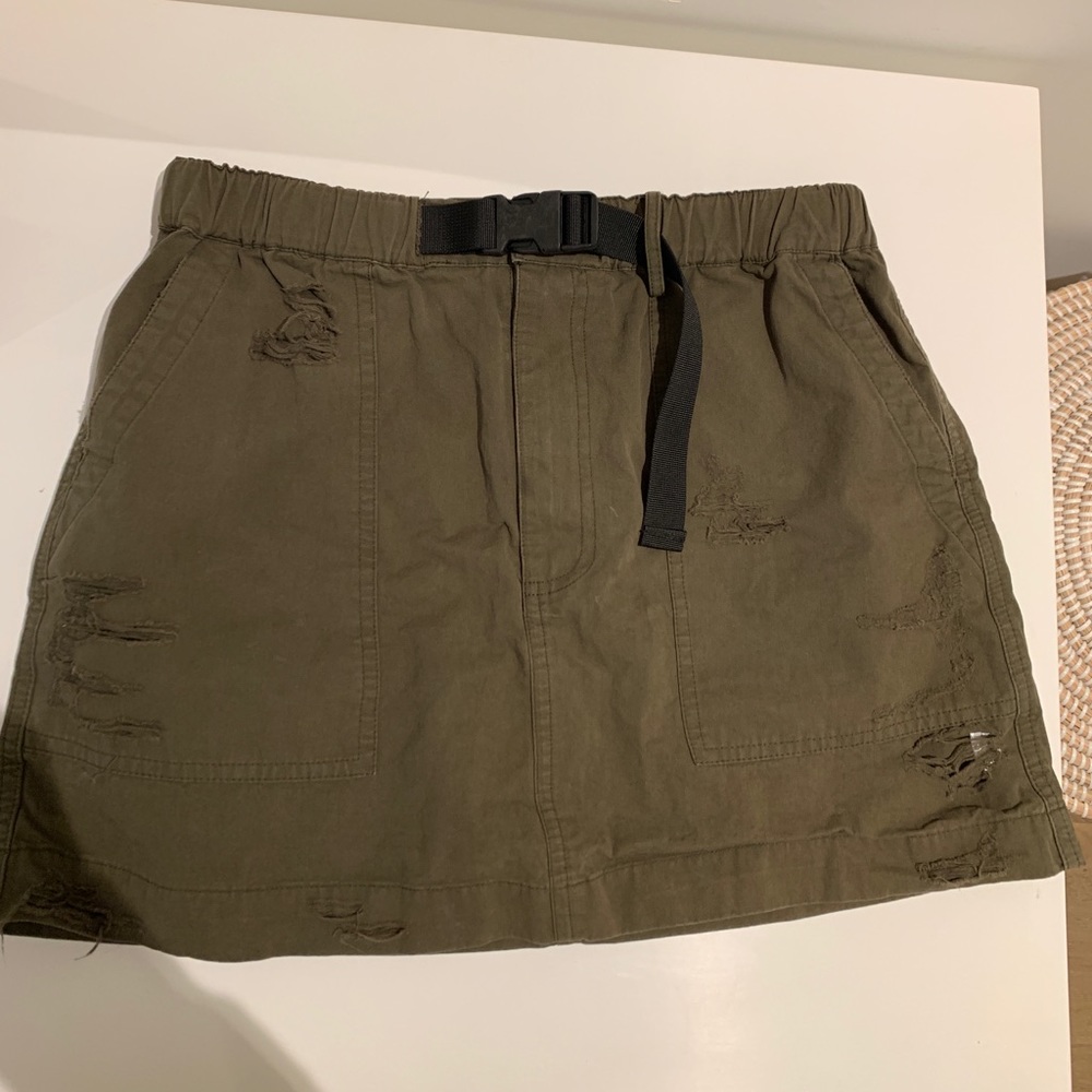 Carmar Green Cargo Skirt